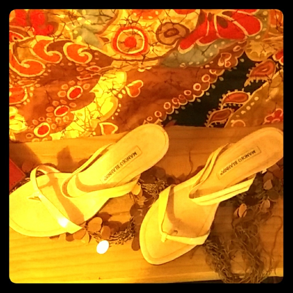 Manolo Blahnik sandals size 7